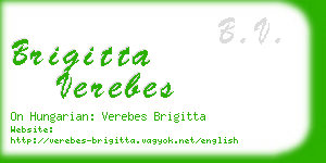 brigitta verebes business card